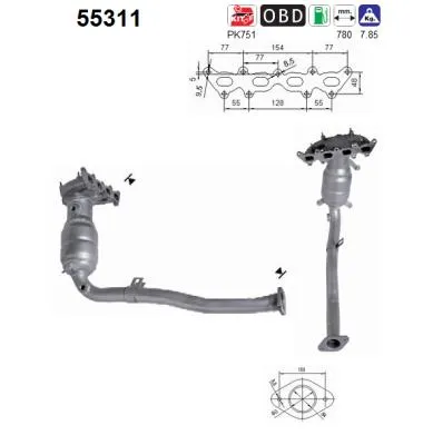Catalizador Fiat STILO