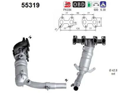 Catalizador Fiat SEICENTO / 600