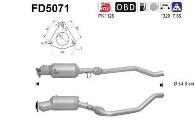 Filtro de partículas Seat EXEO · Seat EXEO ST