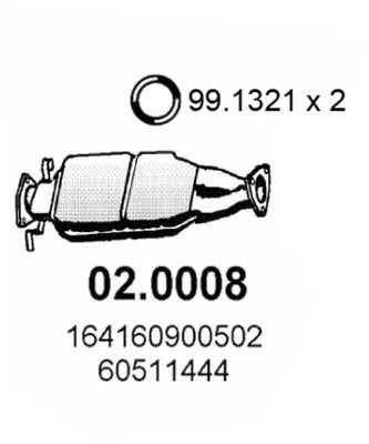 Catalizador Alfa Romeo 164