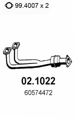 Tubo de escape Alfa Romeo 164