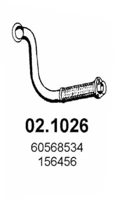 Tubo de escape Alfa Romeo 164
