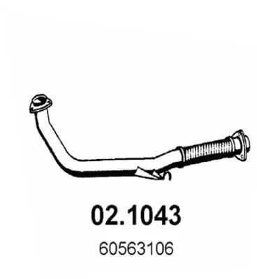 Tubo de escape Alfa Romeo 164