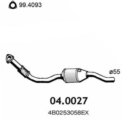 Catalizador Audi A4 B5 · Audi A6 C5 · Audi A6 C5 Avant
