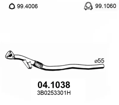 Tubo de escape Audi A4 B5 · Audi A6 C5 · Audi A6 C5 Avant