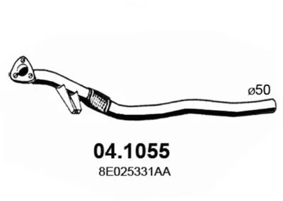 Tubo de escape Audi A4 B6 · Audi A4 B6 Avant