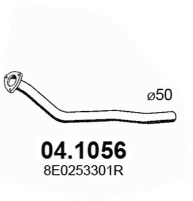 Tubo de escape Audi A4 B6 · Audi A4 B6 Avant