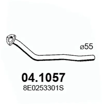 Tubo de escape Audi A4 B6 · Audi A4 B6 Avant