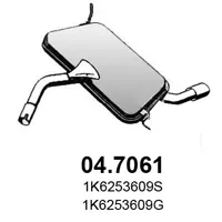 Silenciador posterior Audi A3 · Audi A3 Sportback
