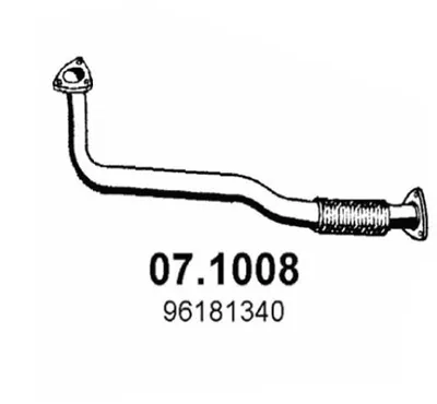 Tubo de escape Daewoo LEGANZA