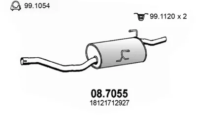 Silenciador posterior Bmw 3 · Bmw 3 Coupe · Bmw 3 Touring