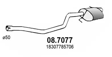 Silenciador posterior Bmw X5
