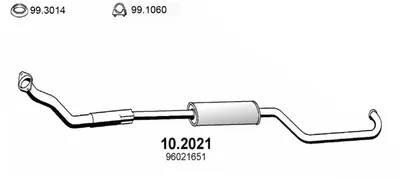 Presilenciador Citroën XM · Citroën XM Break