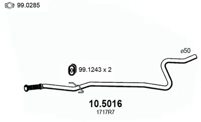 Tubo de escape Citroën C3 I