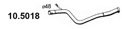 Tubo de escape Citroën SAXO · Peugeot 106 I · Peugeot 106 II