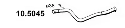Tubo de escape Citroën SAXO · Peugeot 106 I · Peugeot 106 II