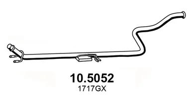 Tubo de escape Citroën C4 PICASSO I MPV · Citroën C4 GRAND PICASSO I · Citroën BERLINGO MULTISPACE