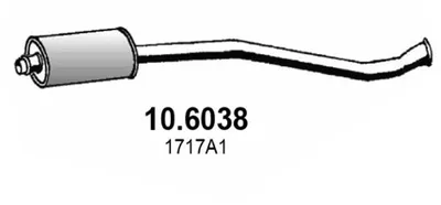 silenciador del medio Citroën XSARA · Citroën XSARA Break · Citroën XSARA Coupe