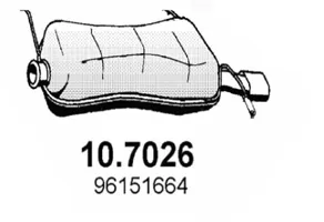 Silenciador posterior Citroën ZX