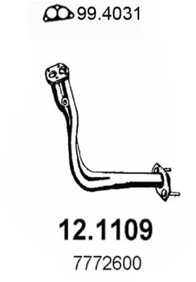 Tubo de escape Fiat UNO