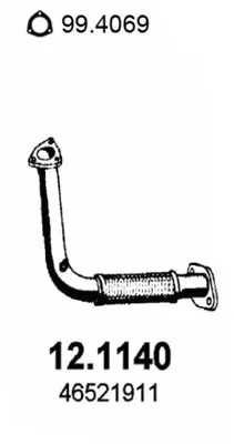 Tubo de escape Fiat SEICENTO / 600 · Fiat SEICENTO / 600 Hatchback Van