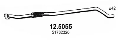Tubo de escape Alfa Romeo MITO · Fiat GRANDE PUNTO · Fiat PUNTO EVO