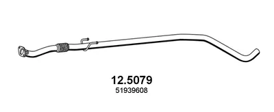 Tubo de escape ASSO 12.5079