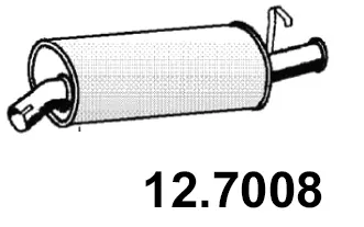 Silenciador posterior Fiat TIPO
