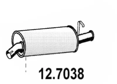 Silenciador posterior Fiat TIPO