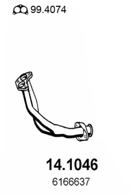 Tubo de escape Ford SIERRA II Hatchback · Ford SIERRA II · Ford SIERRA II Turnier