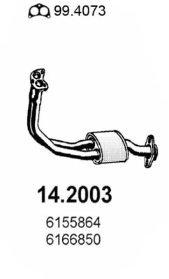 Presilenciador Ford FIESTA II · Ford FIESTA Hatchback Van