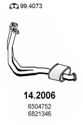Presilenciador Ford ESCORT V · Ford ESCORT V Turnier · Ford ORION III