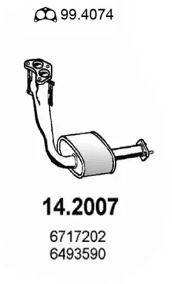 Presilenciador Ford ESCORT V · Ford ESCORT V Turnier · Ford ESCORT V Saloon