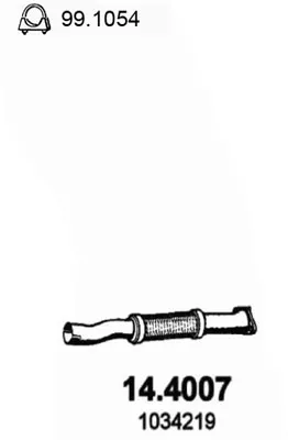 Tubo de escape Ford FIESTA IV · Ford FIESTA Box Body/MPV · Mazda 121 III