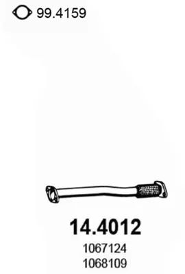 Tubo de escape Ford FIESTA IV · Ford FIESTA Box Body/MPV · Ford FIESTA V