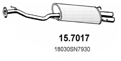Silenciador posterior Honda ACCORD IV · Honda ACCORD IV Coupe · Honda ACCORD V