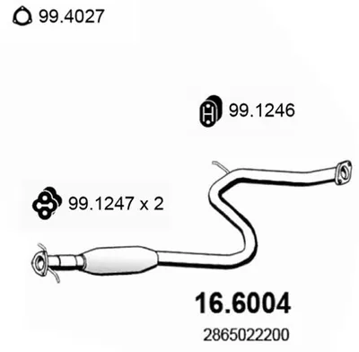 silenciador del medio Hyundai ACCENT I · Hyundai PONY · Hyundai PONY / EXCEL Saloon