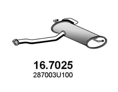 Silenciador posterior Hyundai ix35 · Hyundai ix35 Van
