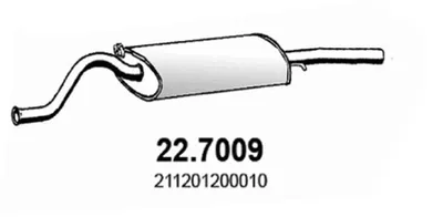 Silenciador posterior Lada 110 · Lada 111