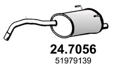 Silenciador posterior Lancia YPSILON