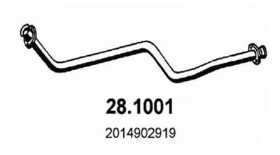 Tubo de escape Mercedes-Benz 190