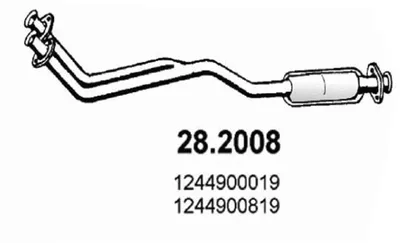 Presilenciador Mercedes-Benz 124 Coupe · Mercedes-Benz 124 Saloon · Mercedes-Benz 124 T-Model