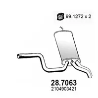 Silenciador posterior Mercedes-Benz E-CLASS T-Model