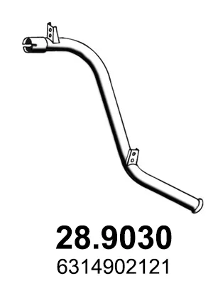 Tubo de escape Mercedes-Benz MB Bus · Mercedes-Benz MB Van · Mercedes-Benz MB Platform/Chassis