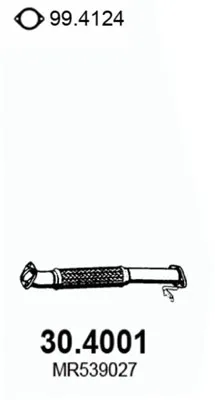 Tubo de escape Mitsubishi PAJERO PININ I