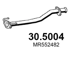 Tubo de escape Mitsubishi L200