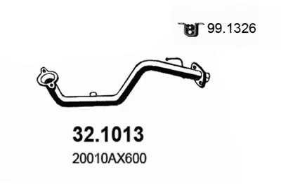 Tubo de escape Nissan MICRA II · Nissan MICRA III · Nissan NOTE