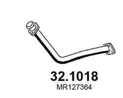 Tubo de escape Mitsubishi L200