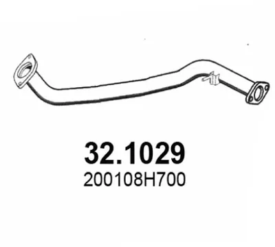 Tubo de escape Nissan X-TRAIL I