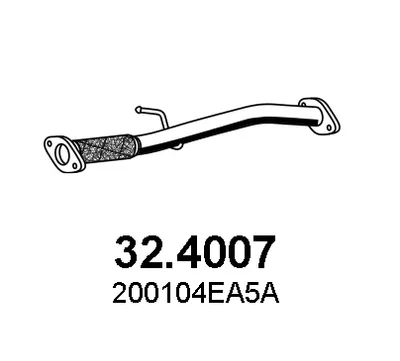 Tubo de escape Nissan QASHQAI II · Renault KADJAR